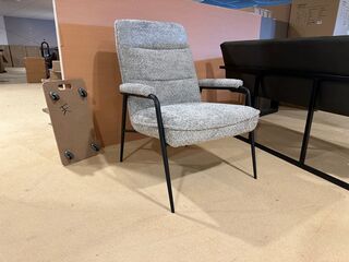 Fauteuil, licht grijs